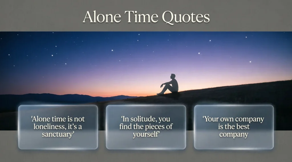 Alone Time Quotes for Captions