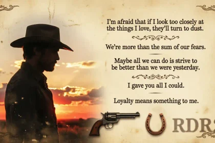best arthur morgan quotes