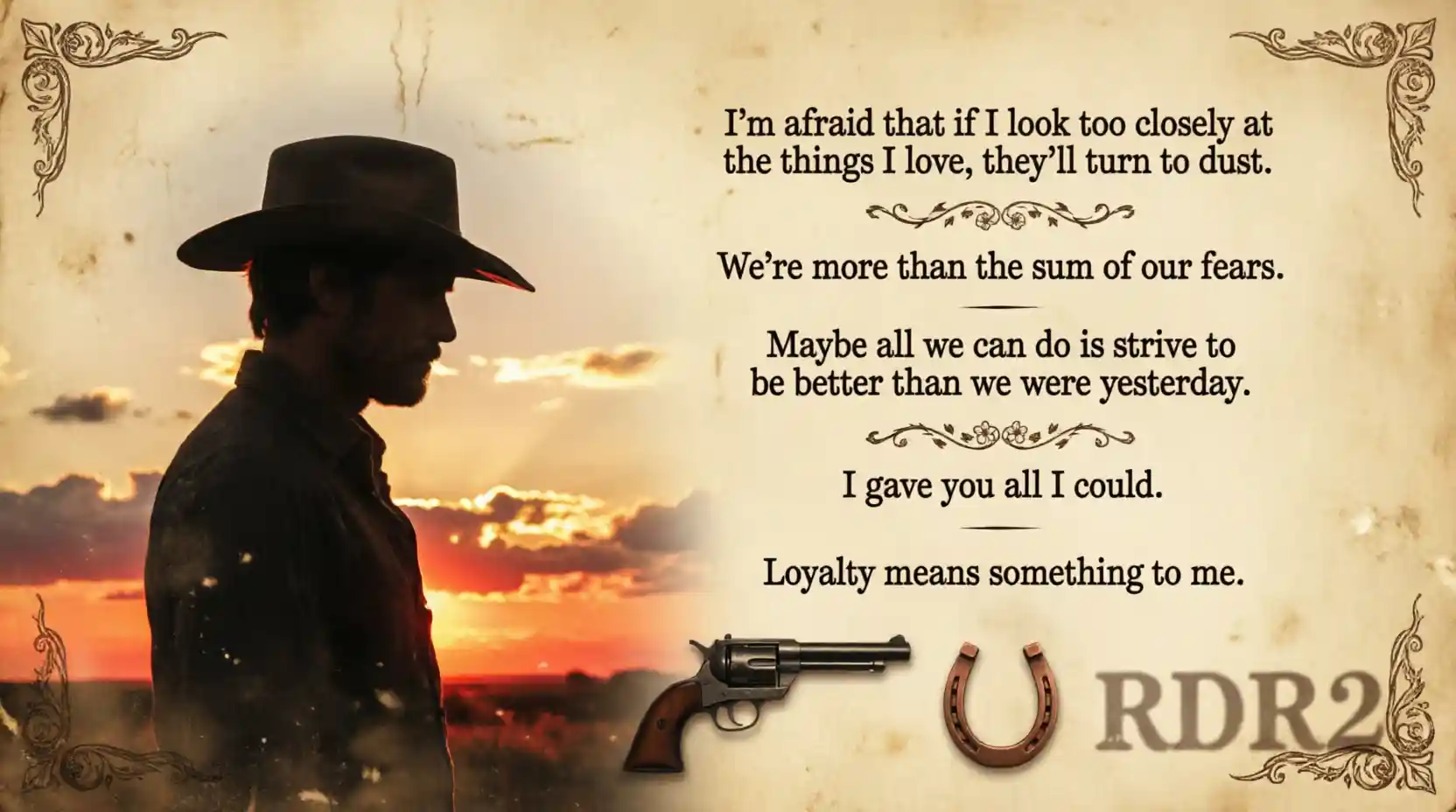 best arthur morgan quotes