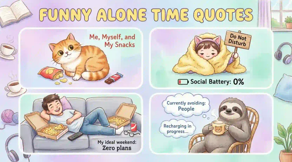 Funny Alone Time Quotes