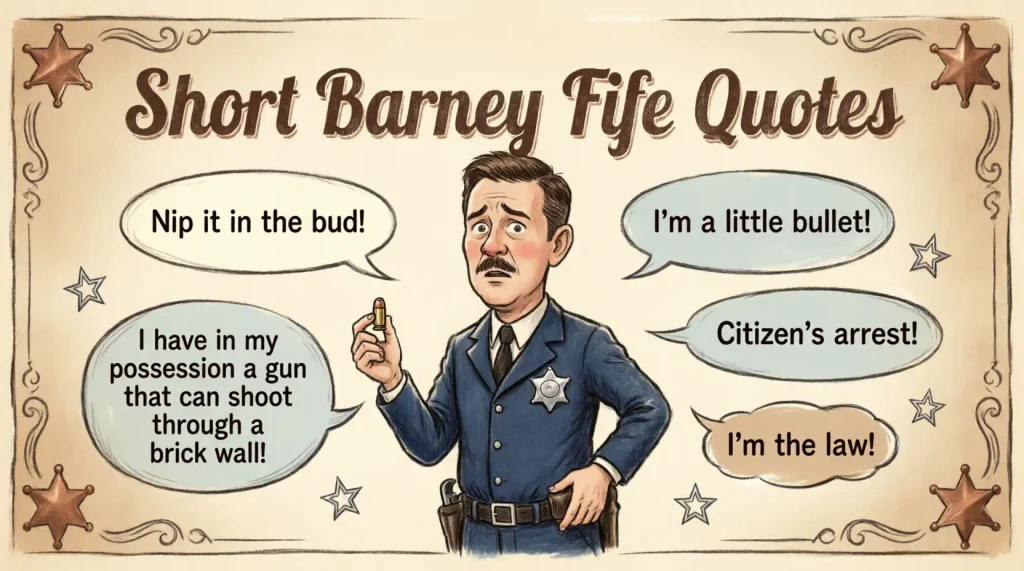 Short Barney Fife Quotes