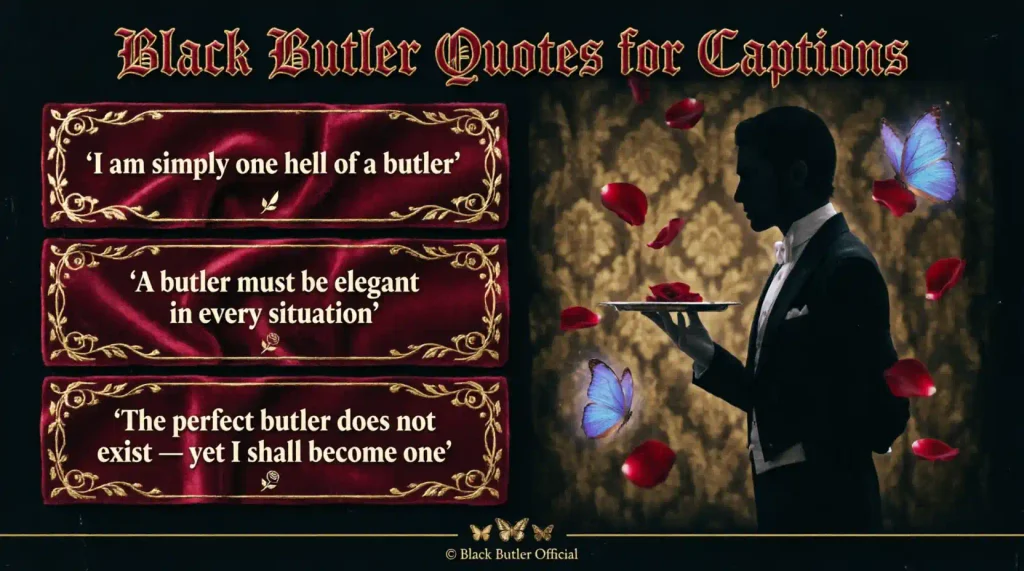Black Butler Quotes for Captions
